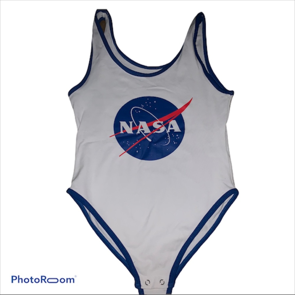 NASA white bodysuit size small